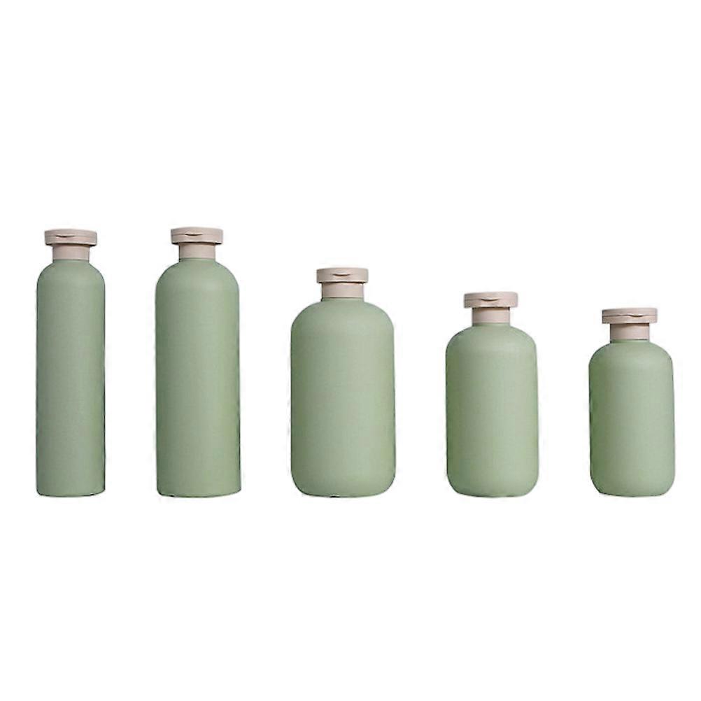 5pcs Simple Style Shampooing Sub Bottles Sub Containers Lotion Sub Bottles