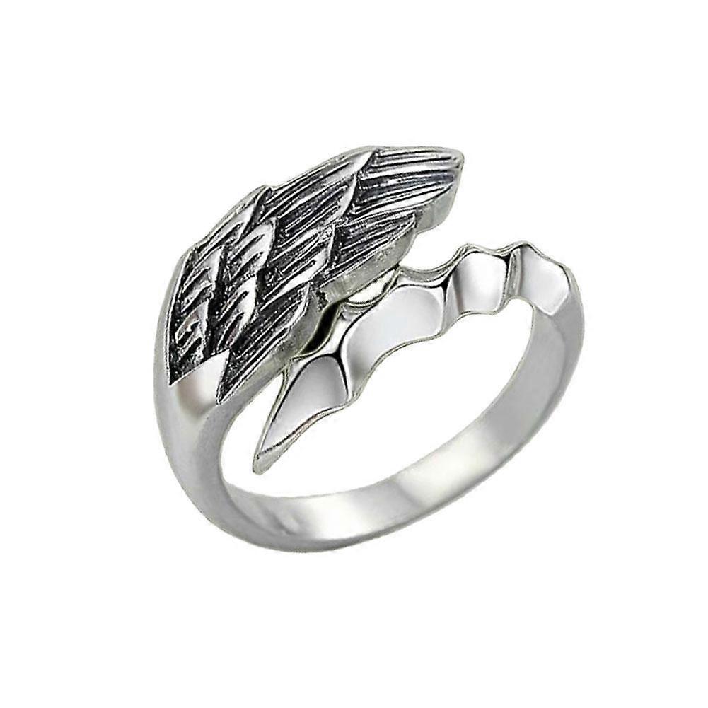 Angel and Devil Ring - Adjustable Alloy Wing Finger Ring for Couples