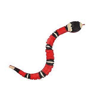 Brinquedo de cobra de detecção inteligente Simulação interativa Indução Brinquedo de cobra elétrica compatível Halloween Natal Tolos de abril