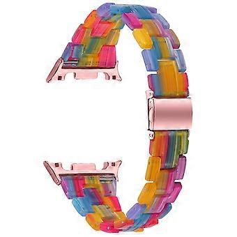 Watch Strap for Samsung Galaxy Watch8 Classic 46mm/ Watch8 44mm/ 40mm Acrylic Resin Waterproof Slim Wrist Band