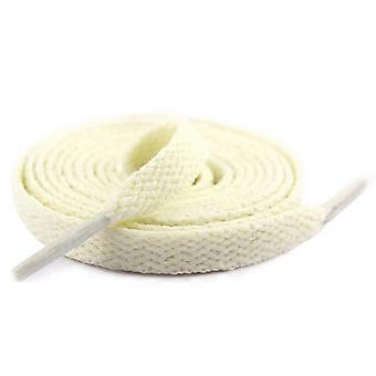 10 Stück Schnürsenkel aus hochknalligem Polyester, einlagig, 8 mm, farbecht, flache Schnürsenkel