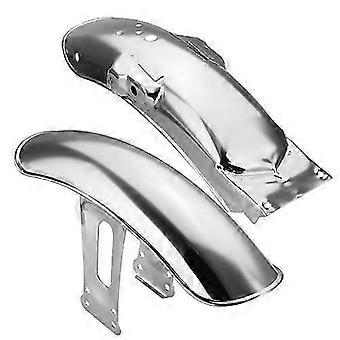 Motorcycle Retro Mudguard Cover Metal Protector For Cg125 Cg 125 125cc  Chrome Front Rear
