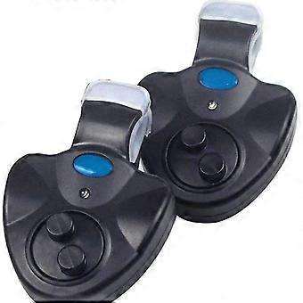 2 pz Allarme Morso Da Pesca Elettronico Morso Da Pesca Indicatore Di Allarme Canna Da Pesca A LED Con Avviso Sonoro Per Diversi Tipi di Canna