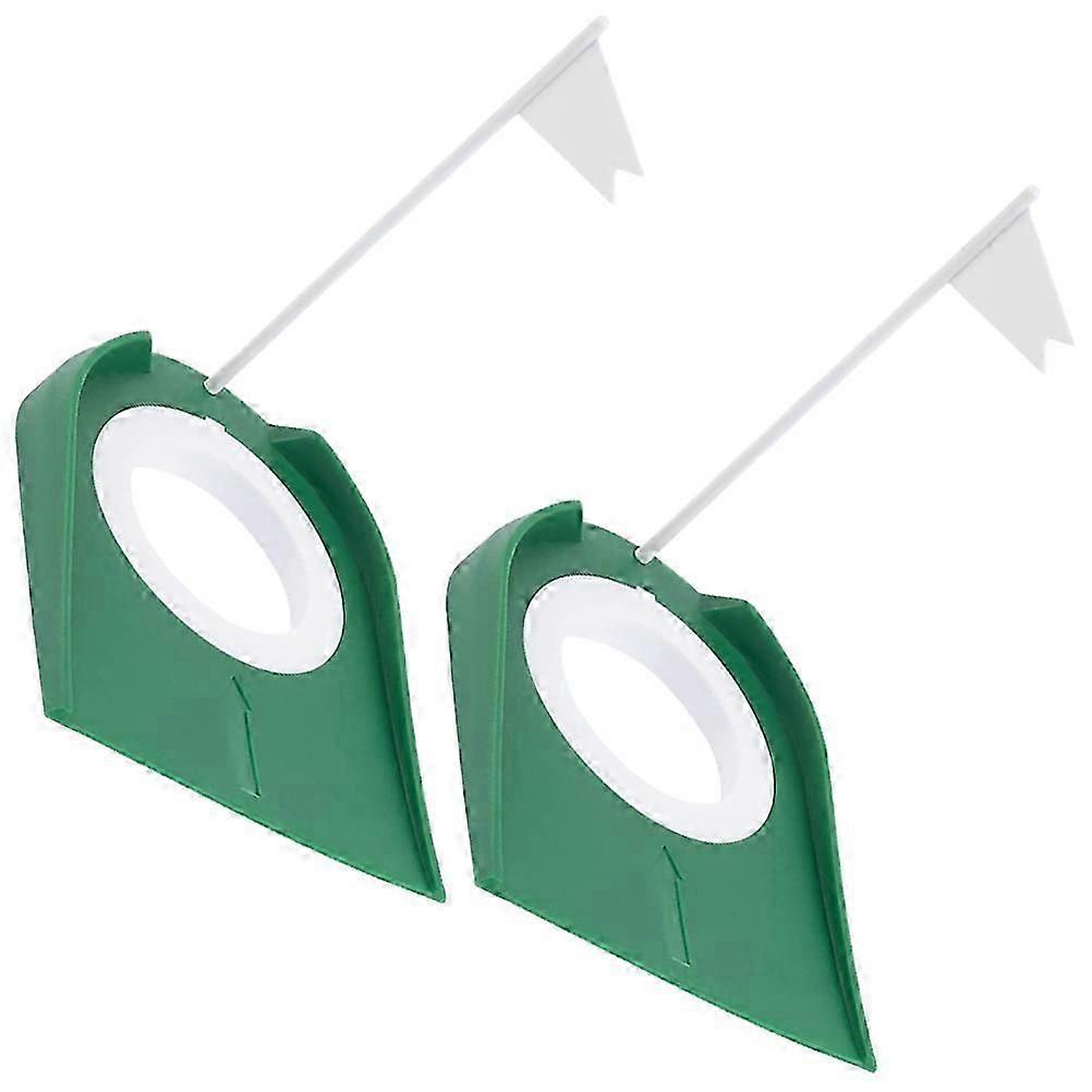 Golfs Putting Cup Training Accessory for Practice 2Pcs Plastic Cups