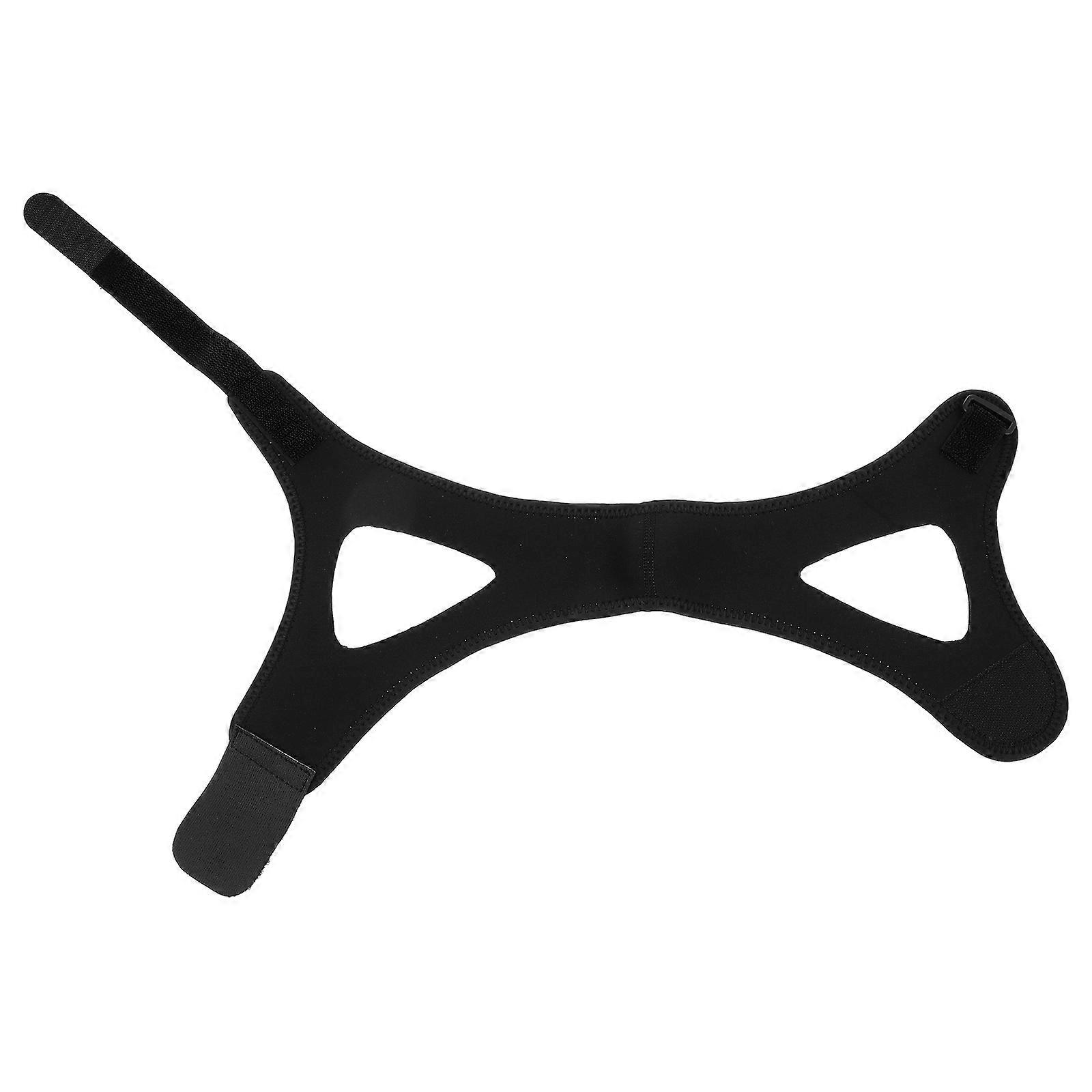 Black Chin Strap for Snoring Adults Adjustable Solution
