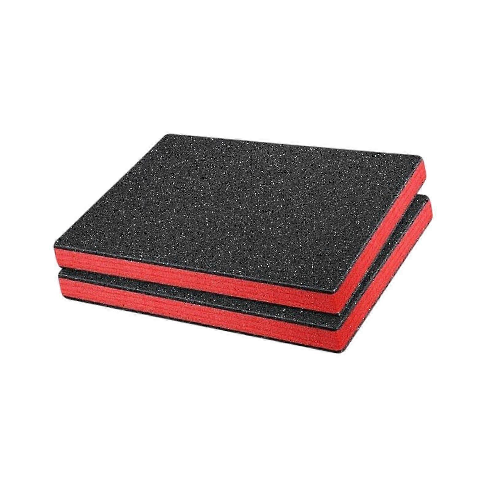 2 Pieces Tool Box Foam Inserts Tools Foam Sheets Anti Slip Portable Practical