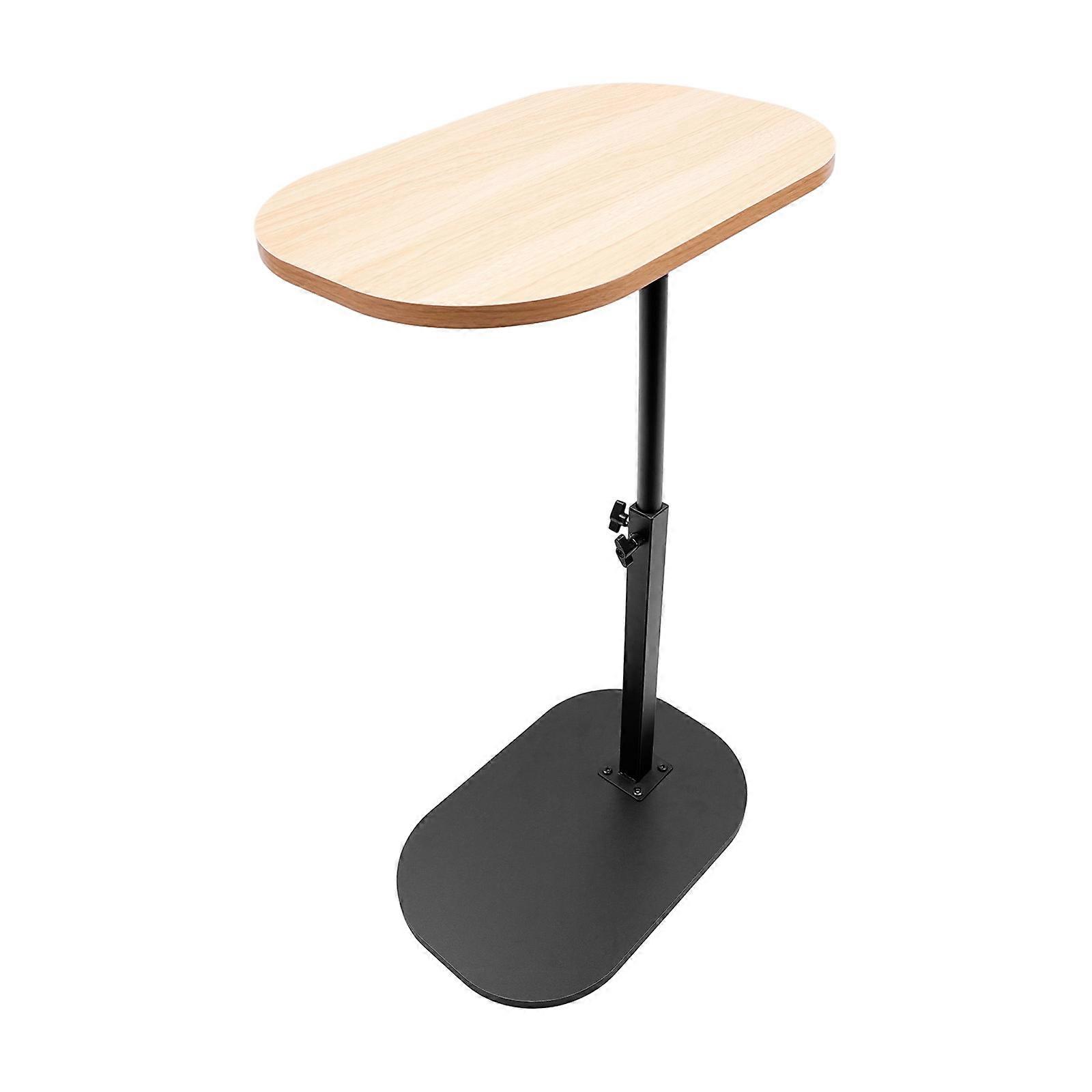C-shaped Side Table Small Coffee Table Height Adjustable Side Table 7kg Load Capacity