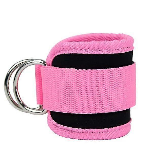 Ankle strap for strength training with cable machines