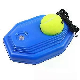 Draagbare solo tennistrainer met terugkaatsende tennisbal en touw, een handig hulpmiddel voor zelfoefening en tennistraining, geschikt voor volwassenen, kinderen en beginners.