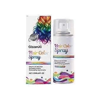GleamXi Silver-Gray Temporary Hair Spray Is A Fashionable And Eye-Catching Color Disposable Temporary Hair Spray