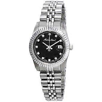 Mathey-Tissot Mathy III Edelstahl Schwarzes Zifferblatt Quarz D810AN Damenuhr
