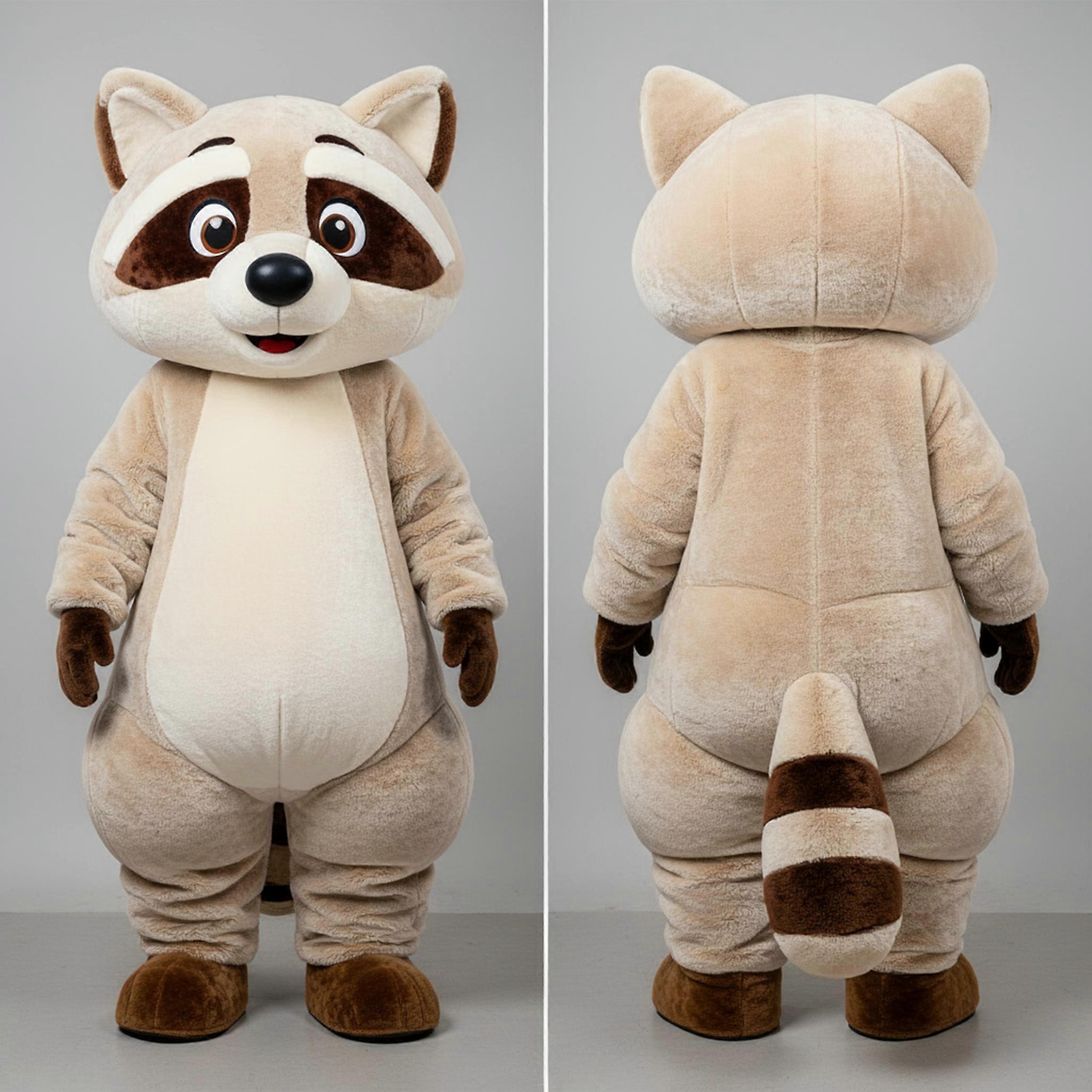 MASTICOT Cream Velvety Squirrel Momentum Mascot