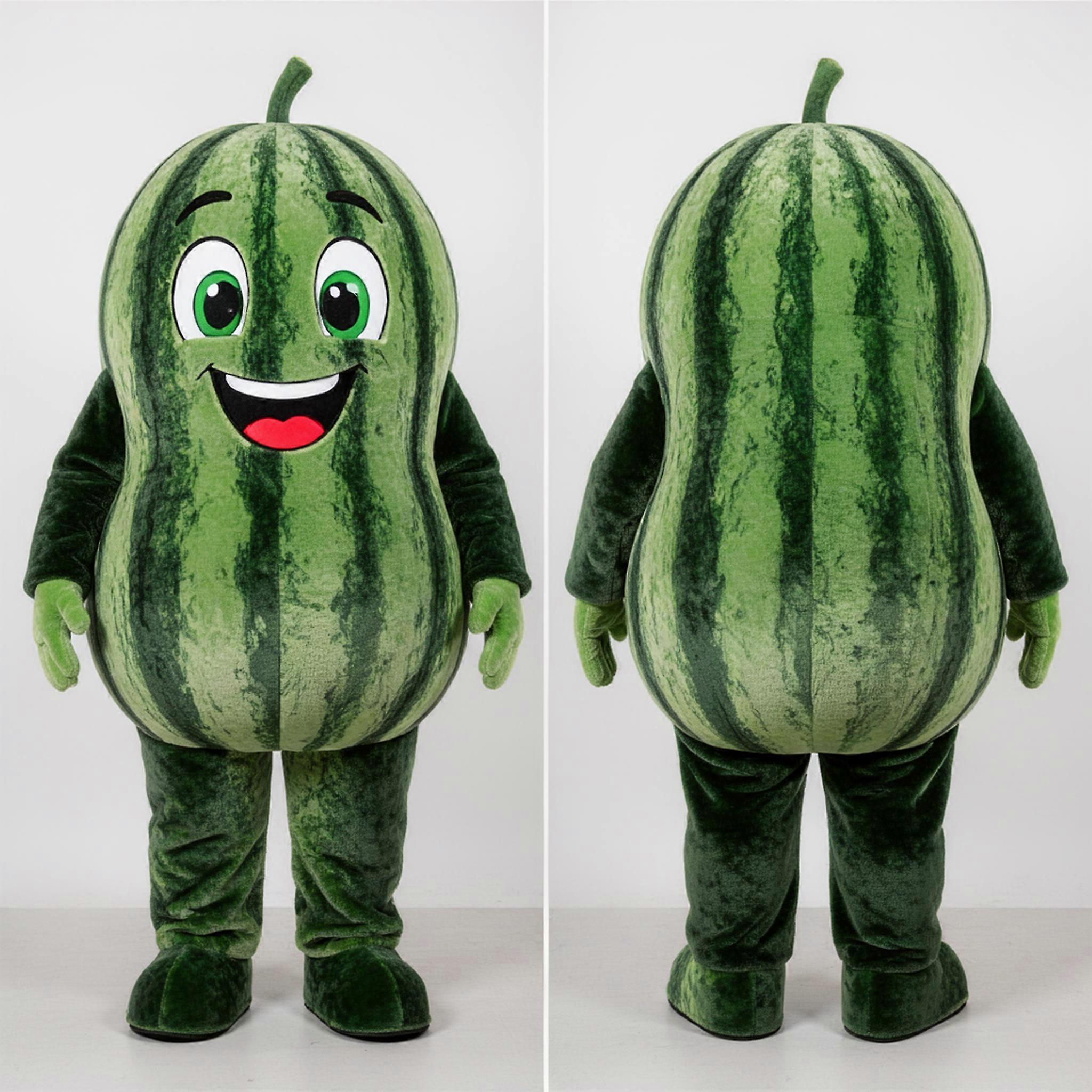 MASTICOT Emerald Green Plump Watermelon Mascot