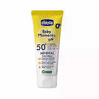 Chicco Baby Moments Mineral Sun Cream Spf50+ 0+ 75ml