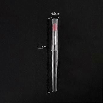 Enkele siliconen oogschaduw lip applicator kwast verlengstuk mascara applicator lippenstift staafjes