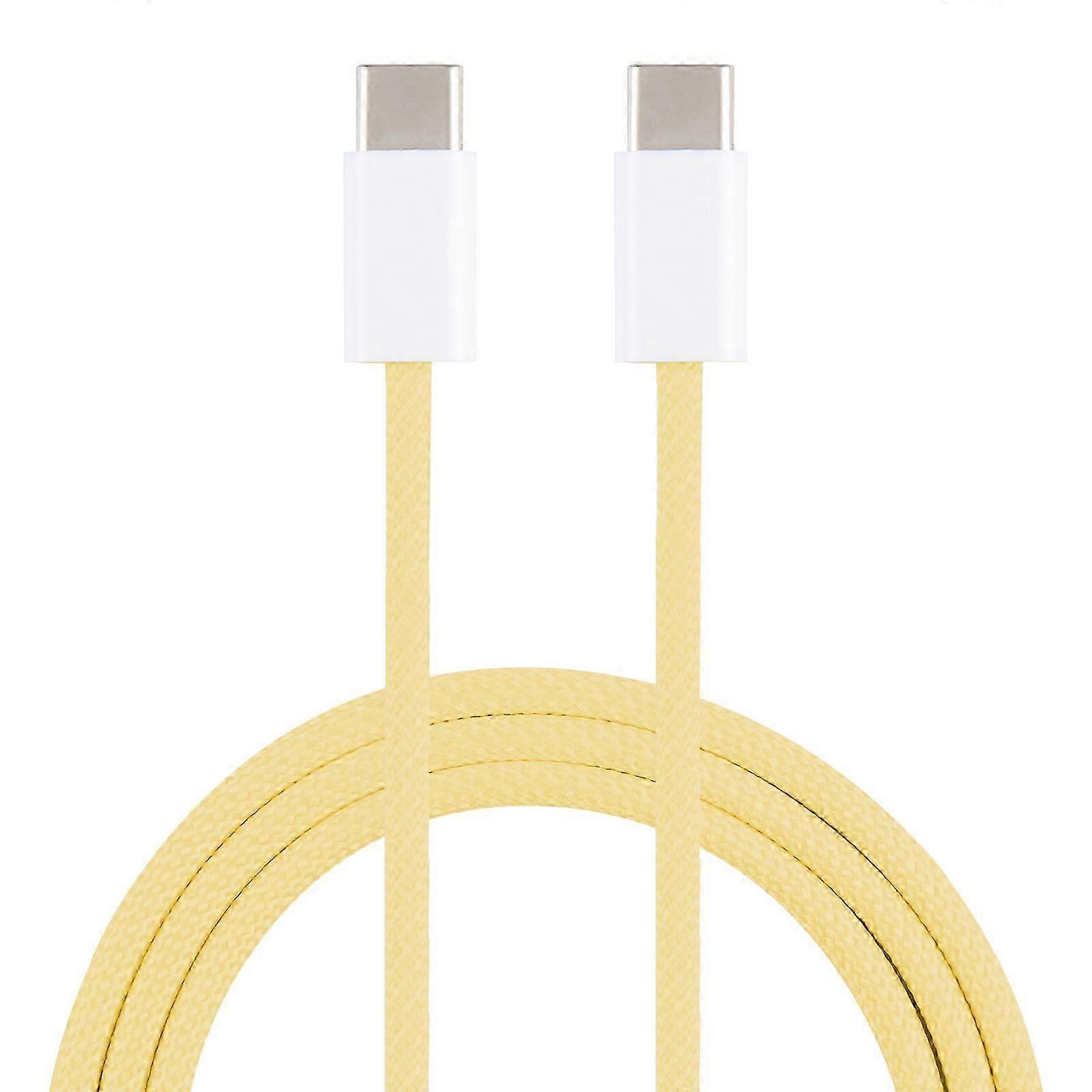 1-meter USB-C (Type-C) to Type-C Braided Charging Cable in Macaron Style