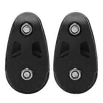 2 Pcs Kayak Pulley Heavy Duty Nylon Sturdy UV Resistance Marine Pulley Block Sheave compatible with Ship Yacht Canoe SD