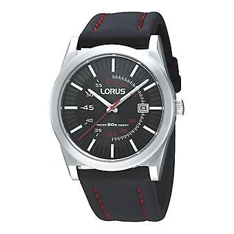 Lorus Watches Quartz Analog Man Watch with Cowhide Bracelet RH985BX9