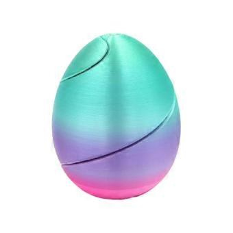 3D Printed Spiral Egg Fidget Toy, Plastic, Sensory Stress Relief for Kids Adults, Easter Classroom Party Favor, Approx 7x5.6cm, 1PC