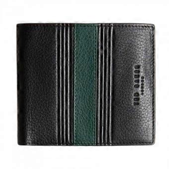 Ted Baker Striped Leather Bi-Fold Wallet