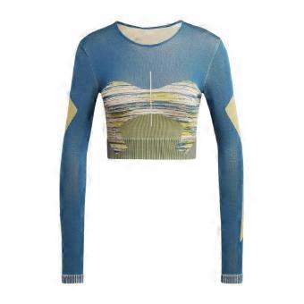 Adidas Womens/Ladies Crew Neck Slim Long-Sleeved Jersey