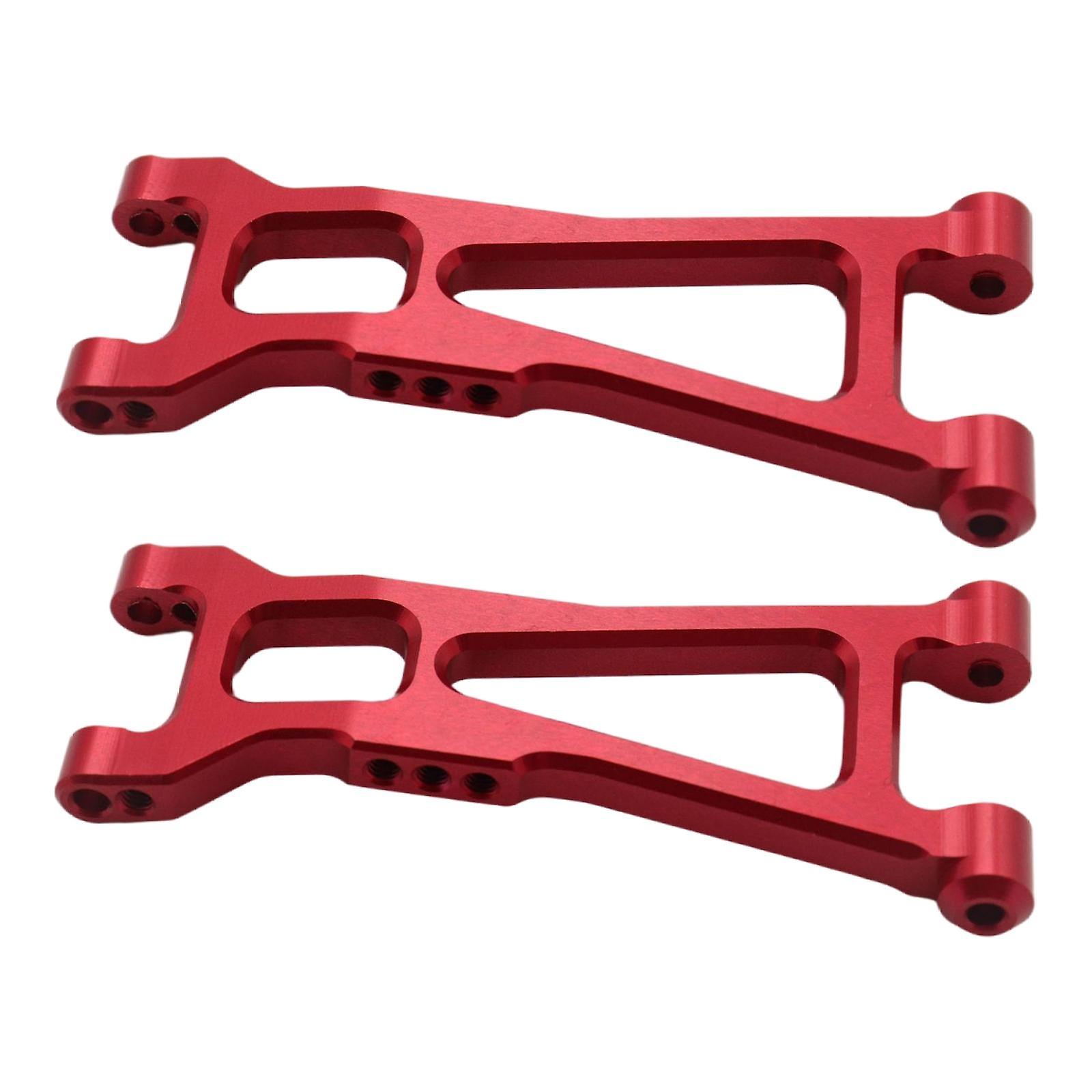 2x RC Car Rear Lower Swing Arm Upgrade for HBX 16889 SG1601 Model Buggy Red