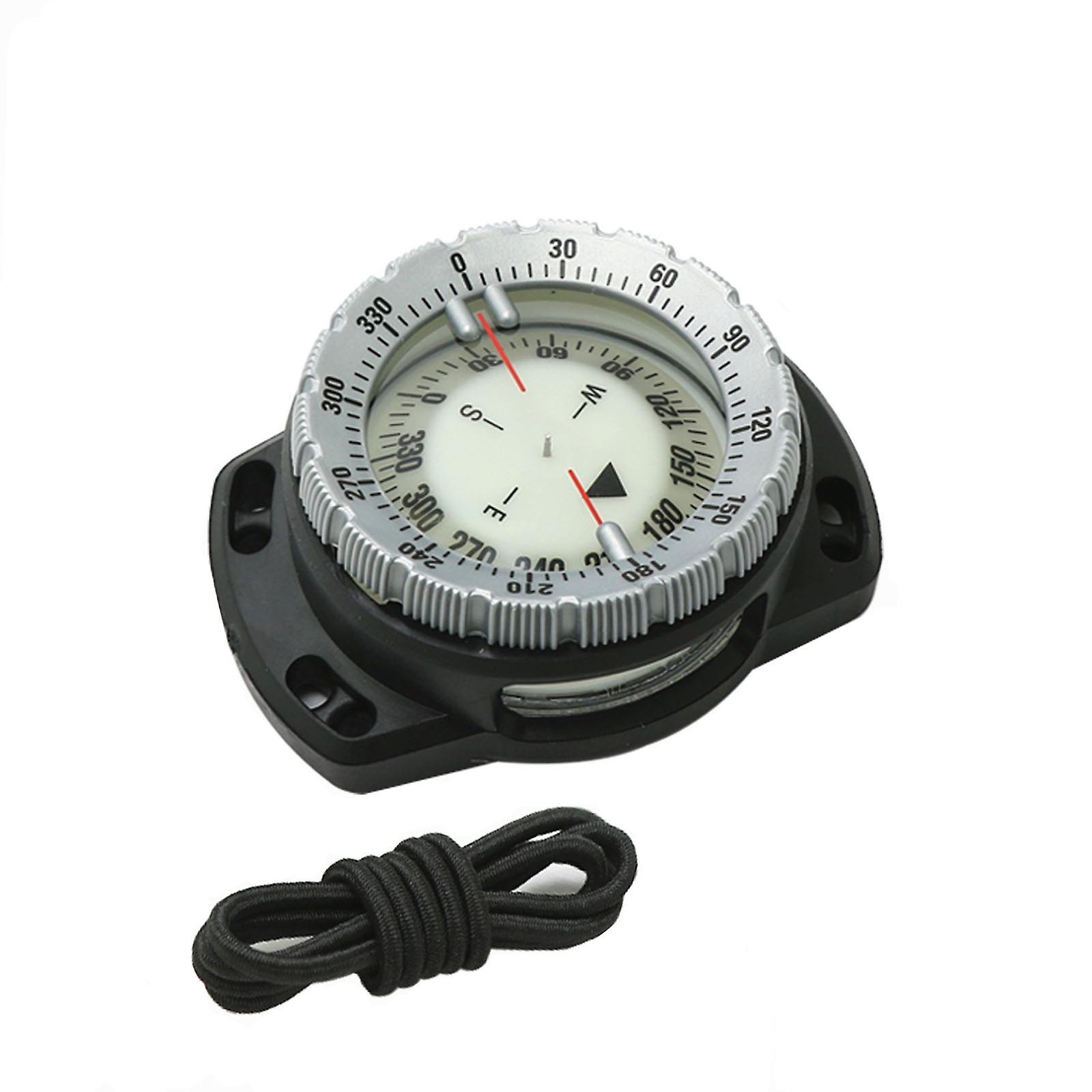 Wristband Sighting Compass Waterproof Luminous Dial Diving Navigation Compass