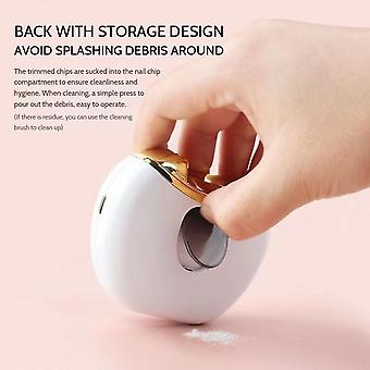 Nail Clippers Nail File Nail Trimmer Nail Cutter Nail Scissors Electric Nail File Baby Nail Clippers Finger Nail Clippers Baby Nail Trimmer (White)