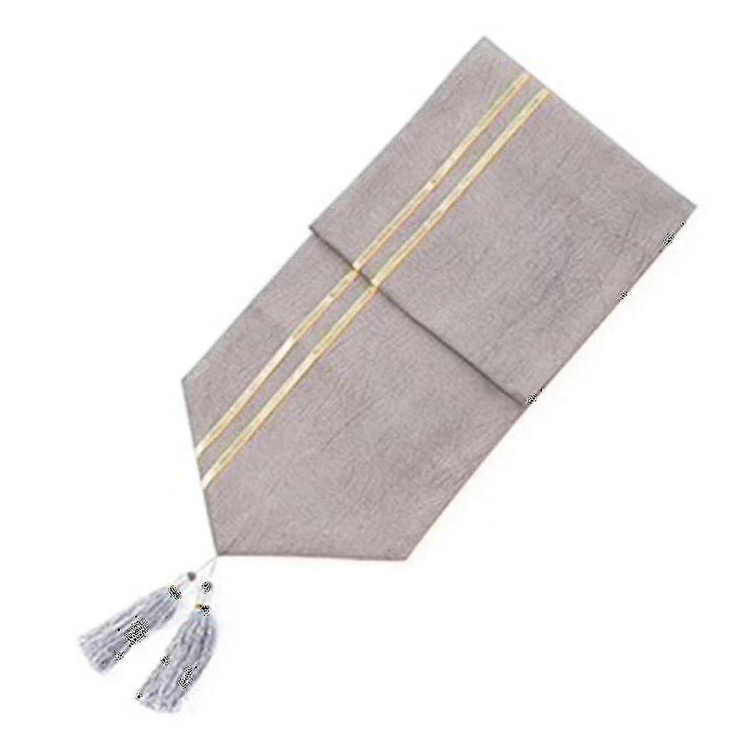 Cloth Table Flag Tea Table Corner Table Towel With Bed End Towel Light Grey
