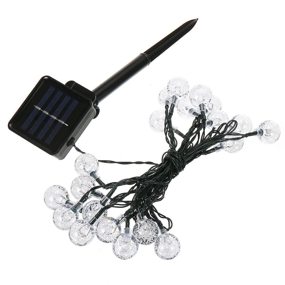 5M Solar Powered 20 Led String Lights - Two Modes, Waterproof, Outdoor Garden Path Yard Decor Lamp
