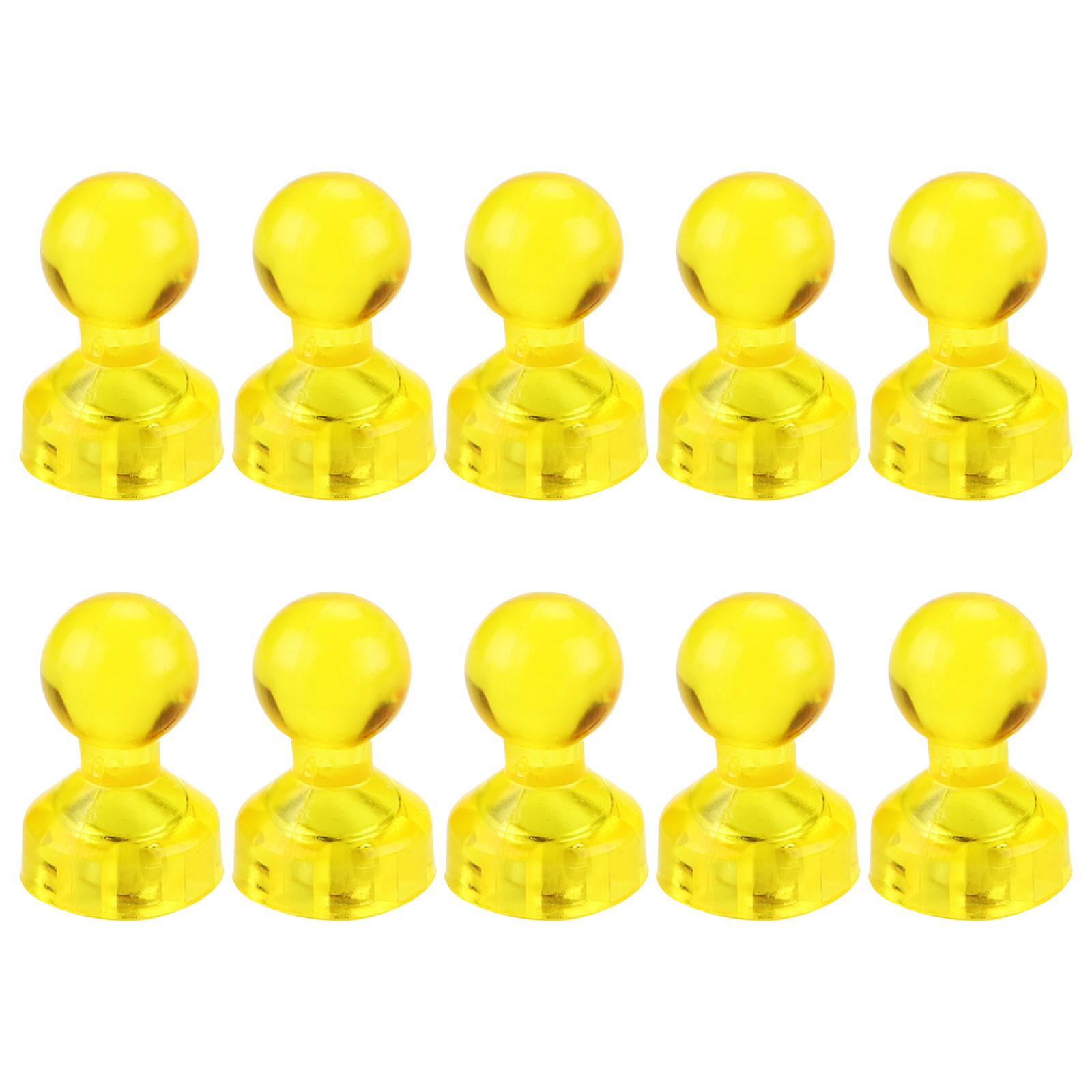 10 Counts Magnetic Push Pins Colorful Map Magnets for Fridge Calendar Whiteboard