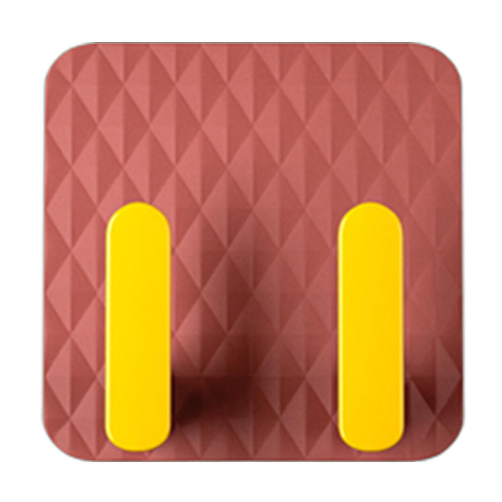 No Drilling Square Double Hooks Waterproof Hanger Traceless Sticky Hook