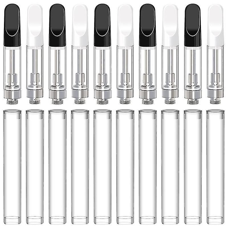 10 Pcs Empty Storage Cartridges For 1.0ml Glass Ceramics Easy To Fill