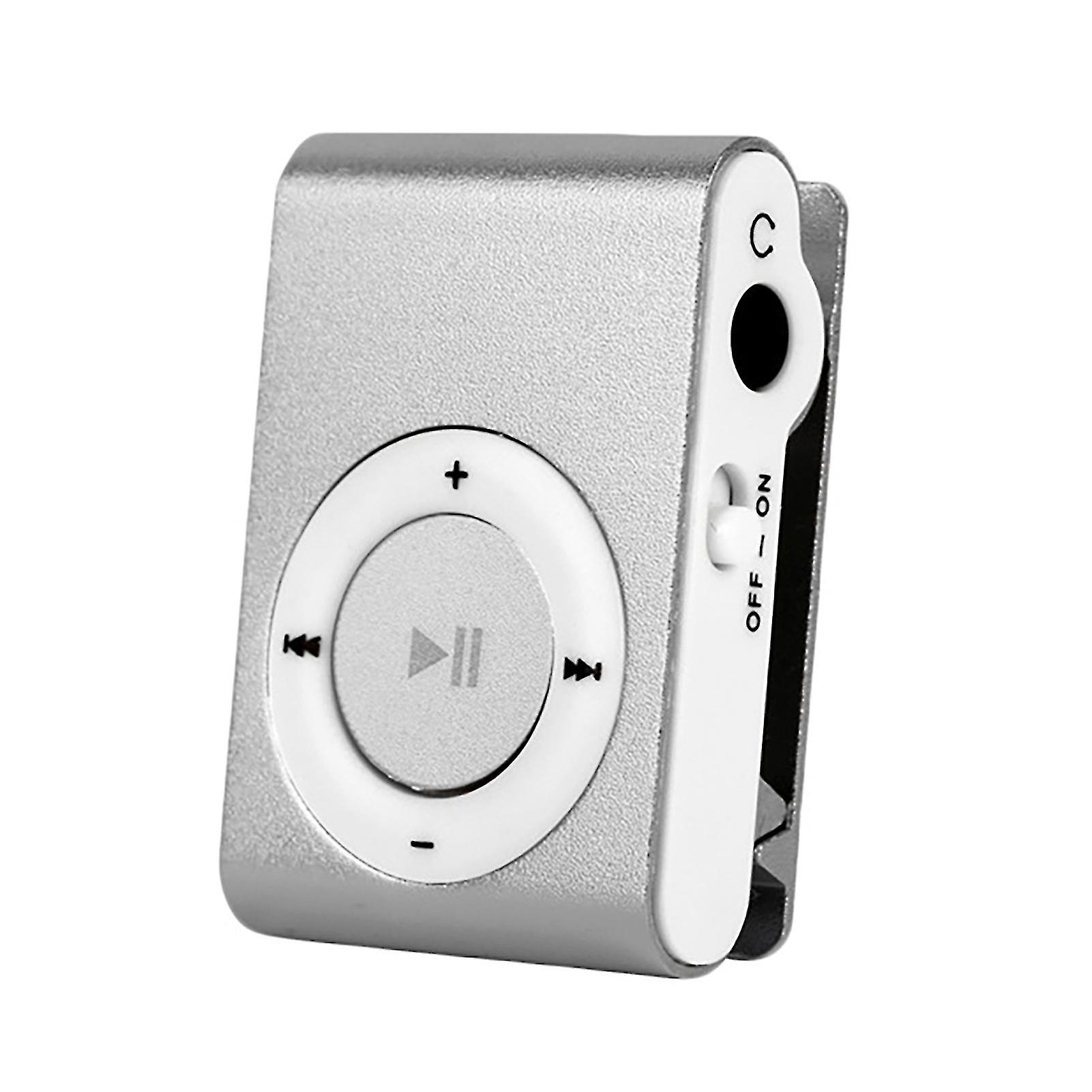 مشغل MP3 صغير محمول TF فتحة بطاقة معدنية كليب USB الرياضة الموسيقى الرقمية Walkman للجري