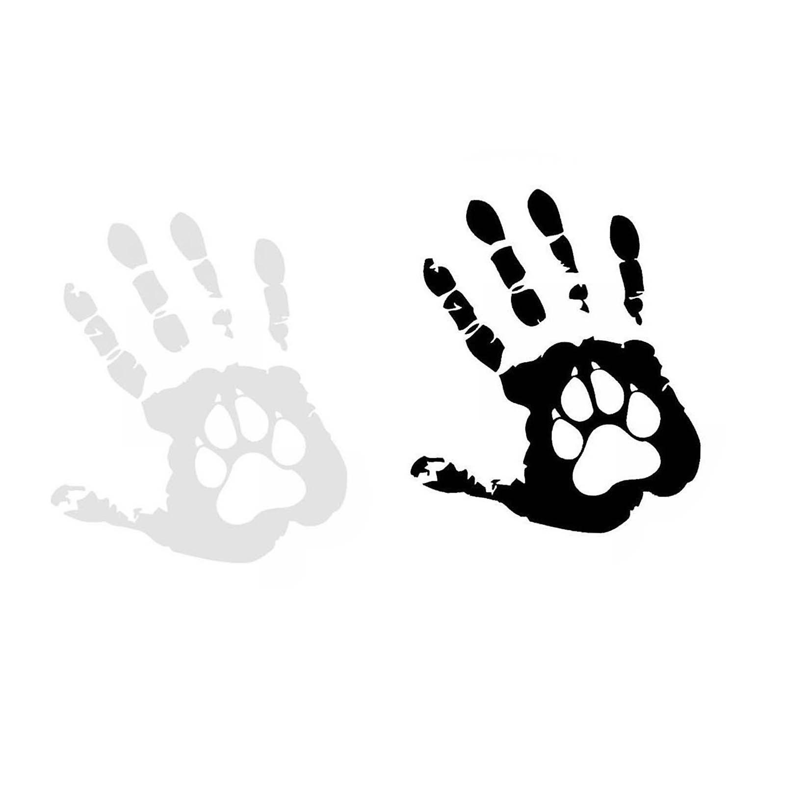 Creative Handprint Decal Wallpaper for Halloween Laptop