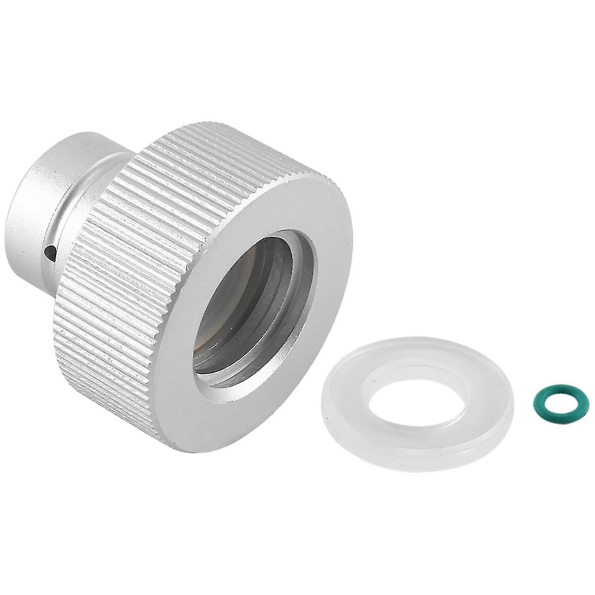 Co2 Cylinder Refill Adapter Converter Bottle Tr21-4 Cga320 To Mini Co2 Regulator,silver