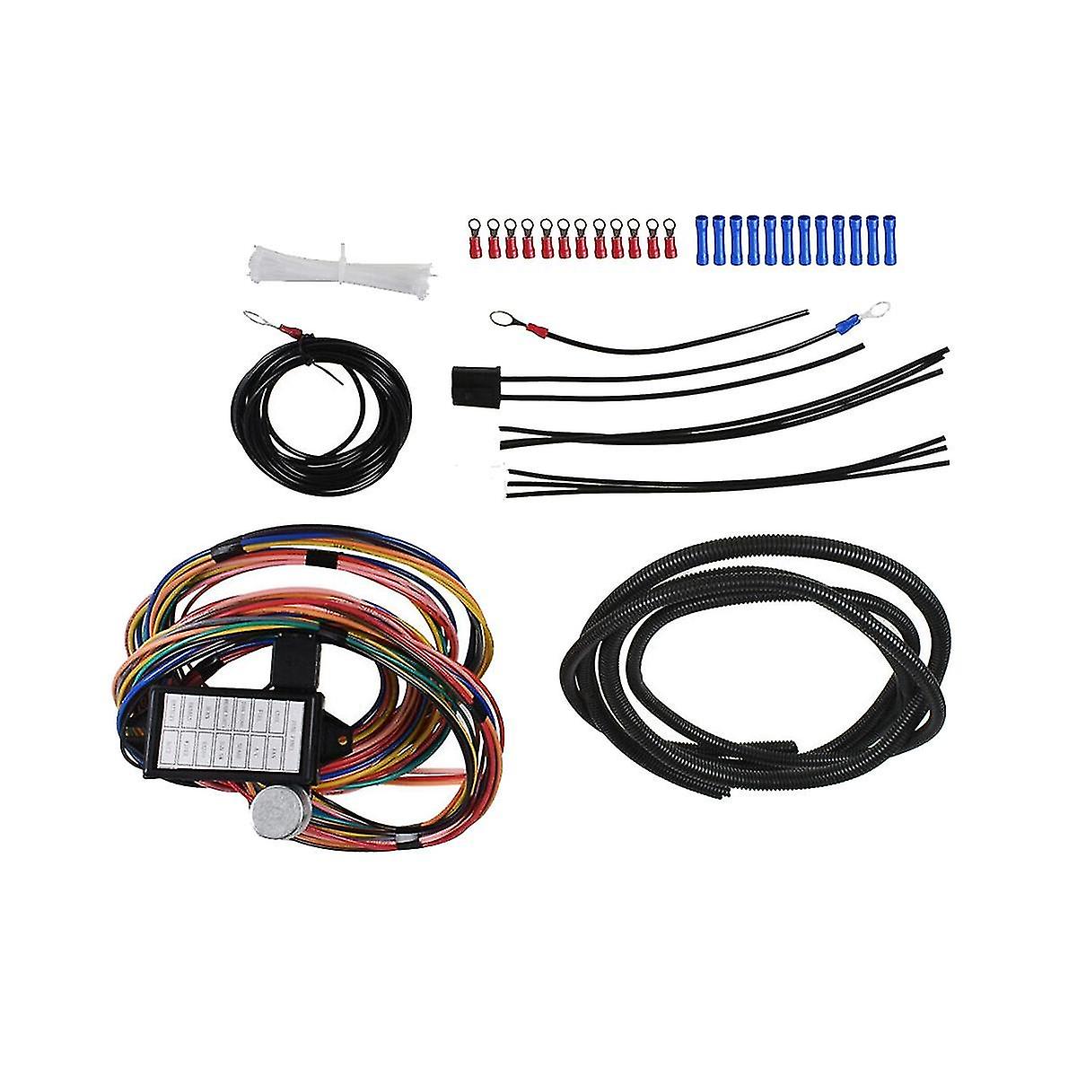 14 Return Wire Harness Universal Models Car Wire 12v Voltage Return Wire Harness Kit Repair Tool