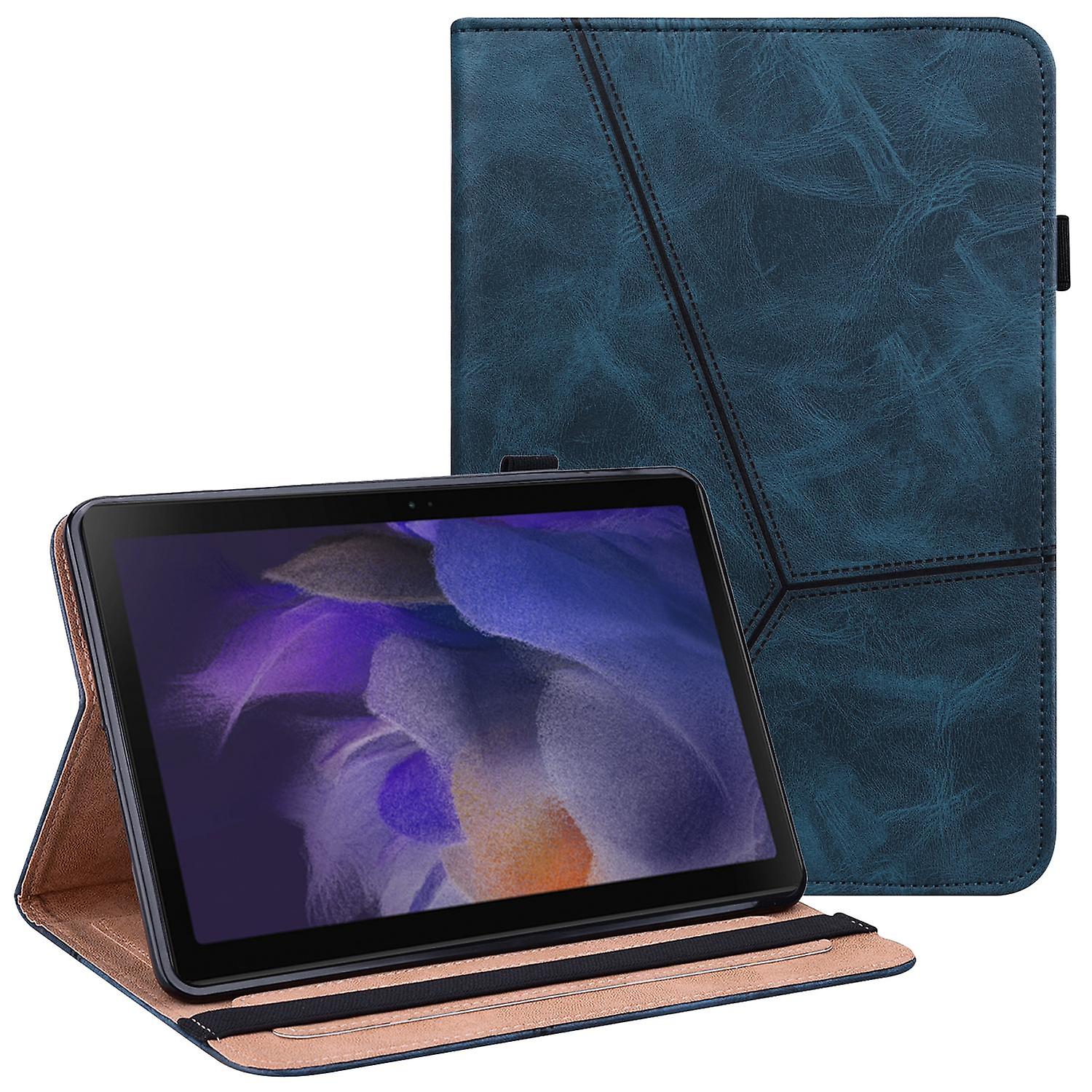Multi-Angle Viewing Folio Stand Case and Elastic Band for Samsung Galaxy Tab A8 10.5 inch (2021)