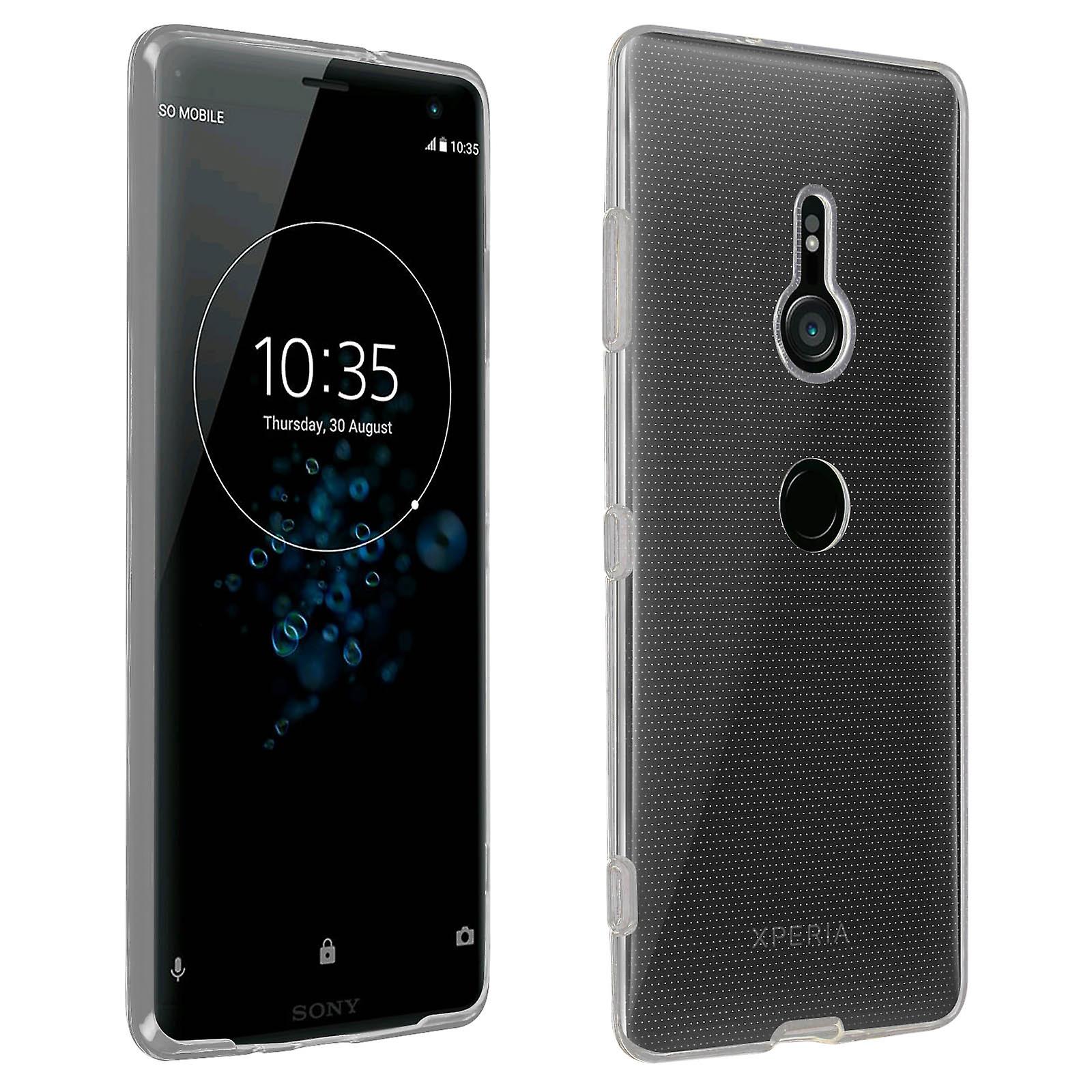 Back case + Screen Protector Tempered Glass Clear Sony Xperia XZ3