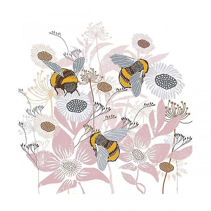Summer Thornton Woodland Nature Bees Print
