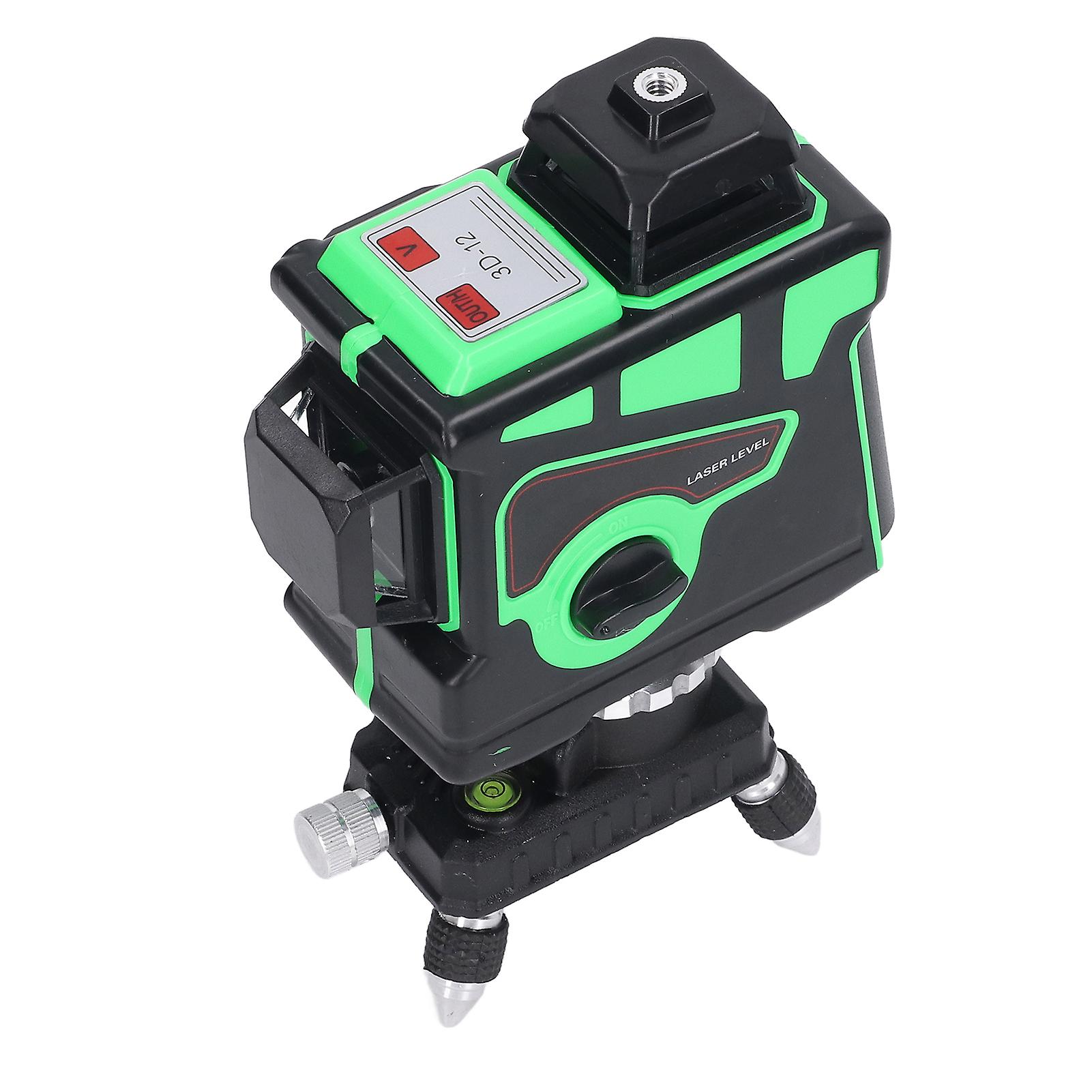 Laser Leveler 12 Lines Green Beam IP54 3D Self-Leveling Tool