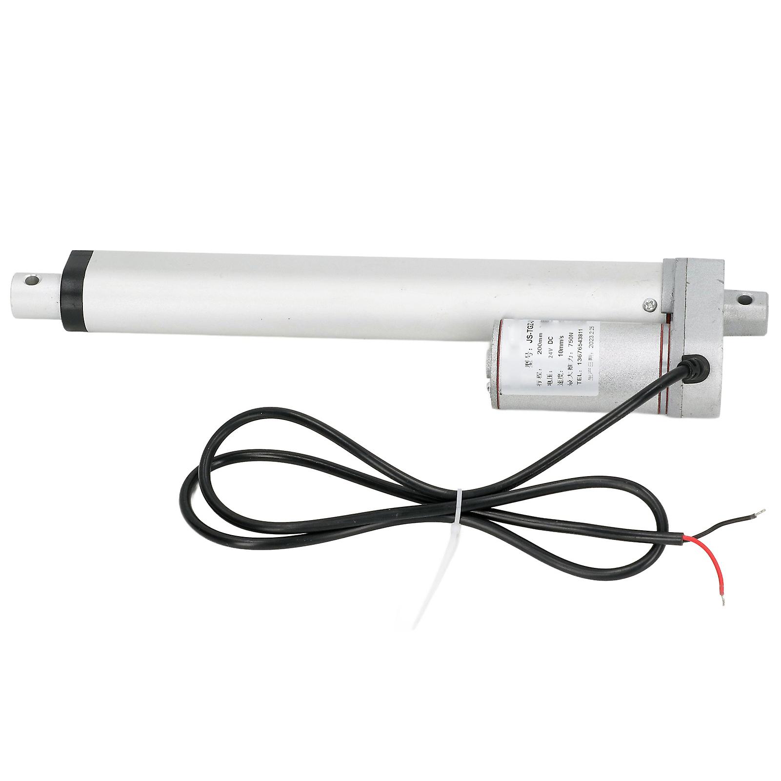 JS TGZ U1 200mm Stroke 750N White 24V Linear Actuator IP65