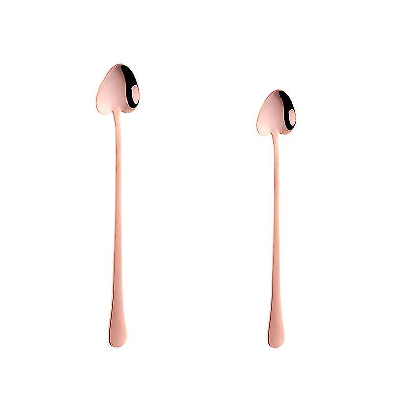2pcs Dessert Spoons Stainless Steel