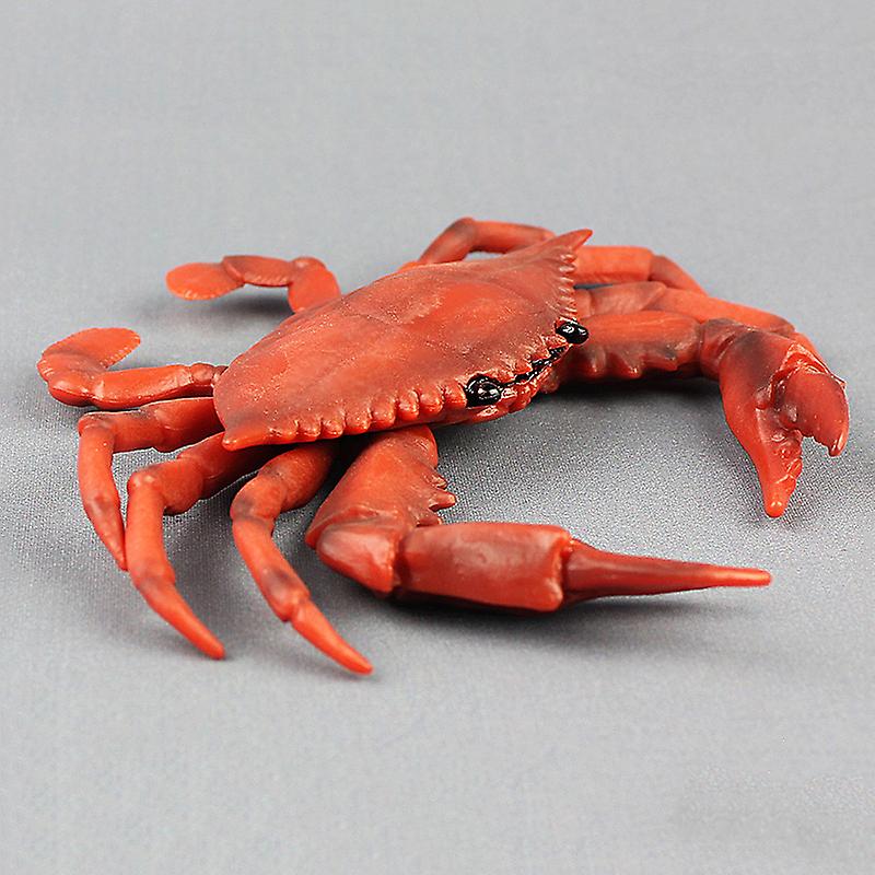 Children Toy Realistic Crab PVC Solid Ocean Sea Animal Figure Model Kids Gift