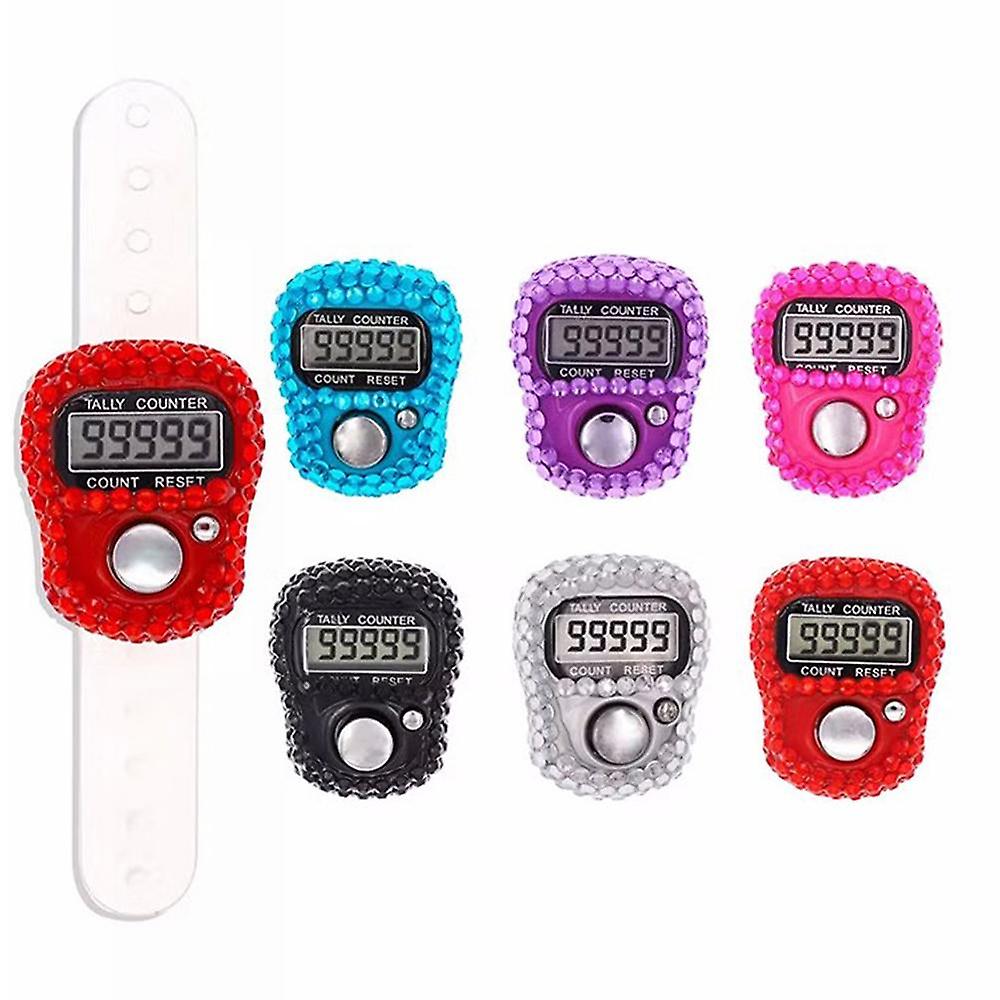 Finger Counter Electronic Digital Tasbeeh Tasbih Tally Beads Islam Timer