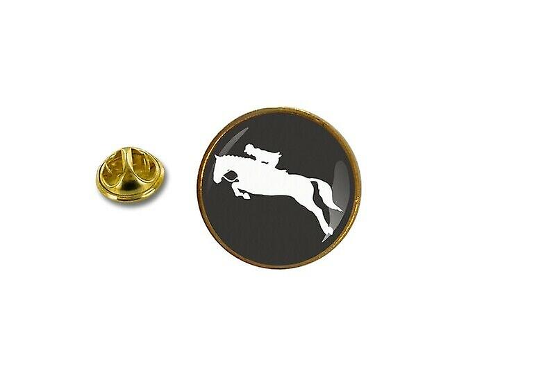 pine pine pine badge pin-apos;s metal with bow clamp horse riding ref2
