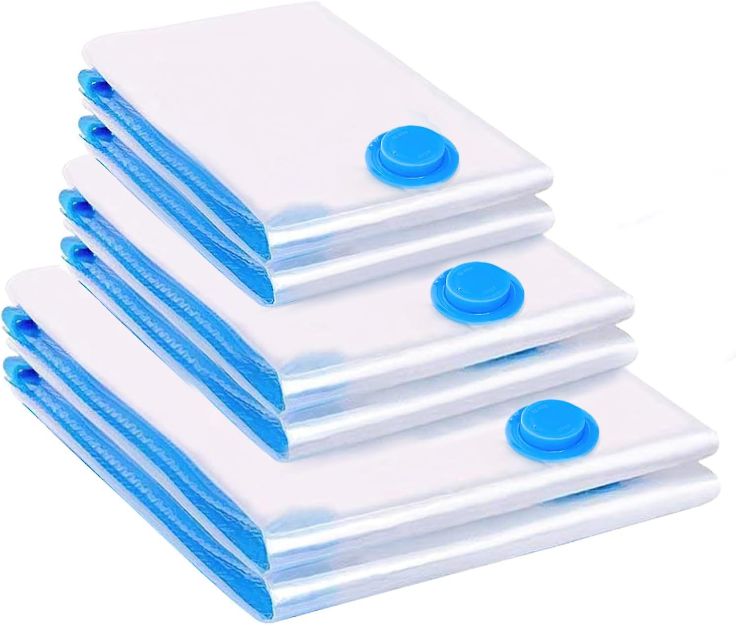 Storage Bags Set 6 Pieces Vacuum Storage for Clothes Bedding