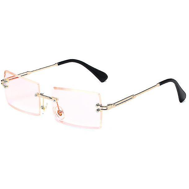 Sunglasses Rimless Square, Small Rectangle Fashion Sunglasses