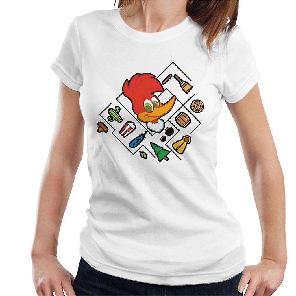 Woody Woodpecker Officially Licensed Hahaha Women's T-Shirt - Graphic Tee