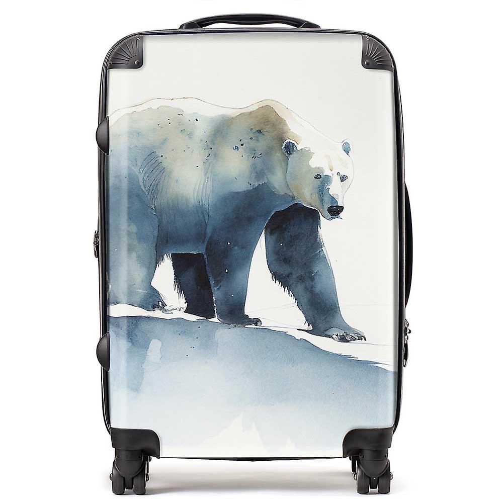 Polar Bear Watercolour Suitcase